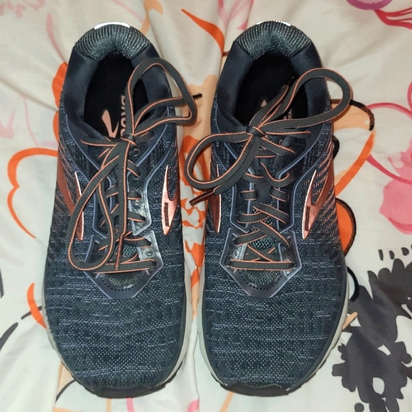 Brooks Ghost 12 Running Shoes Pink and Grayish Blue Size 7.5 - Picture 2 of 7